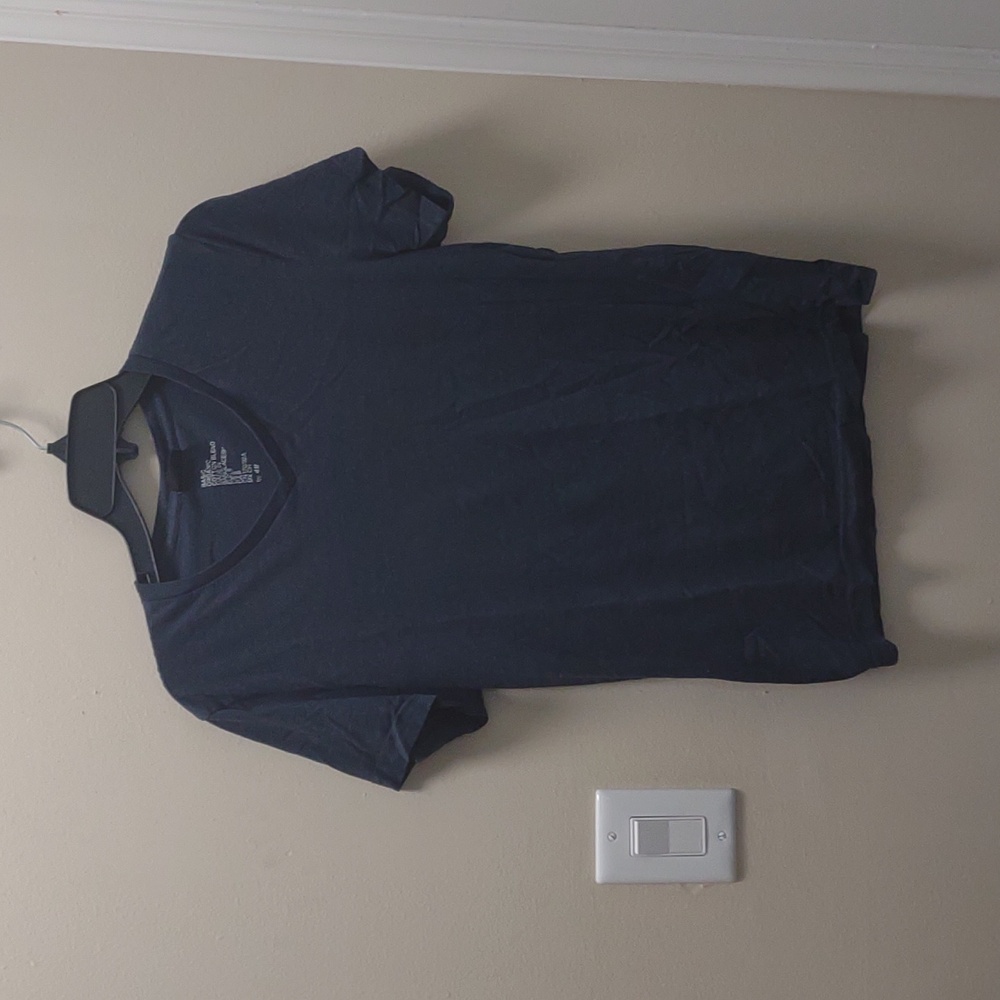 Dark Blue V Neck